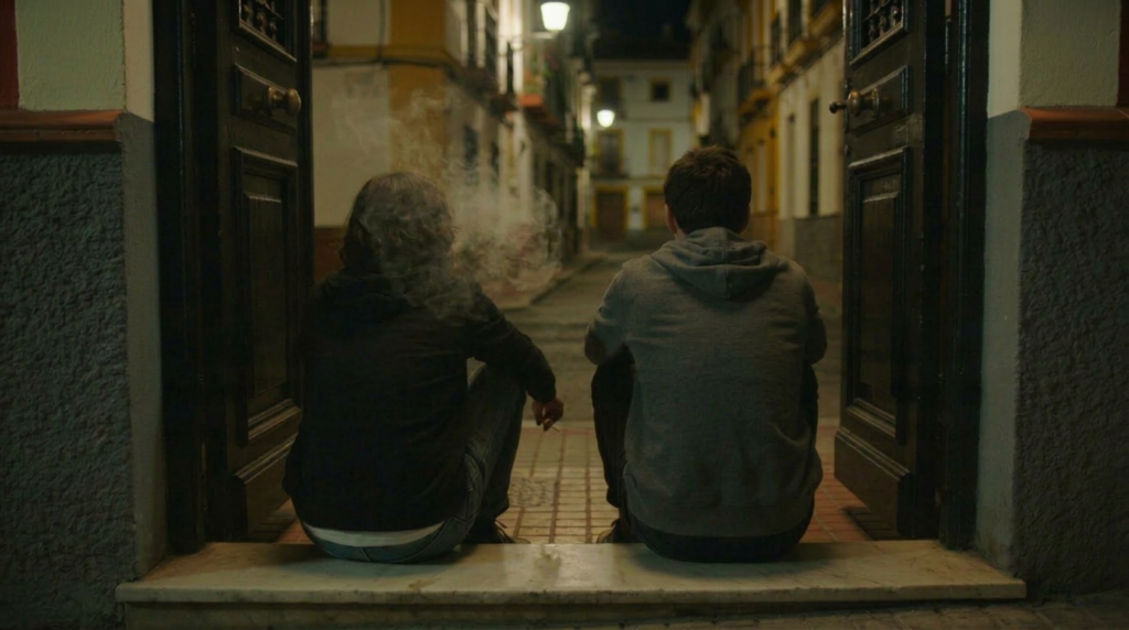 jovenes fumando